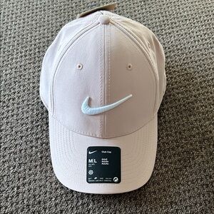 Nike Light Pink Cap with White Swoosh
